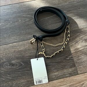 NWT Zadig&Voltaire Rock Chain Belt Leather Size 2